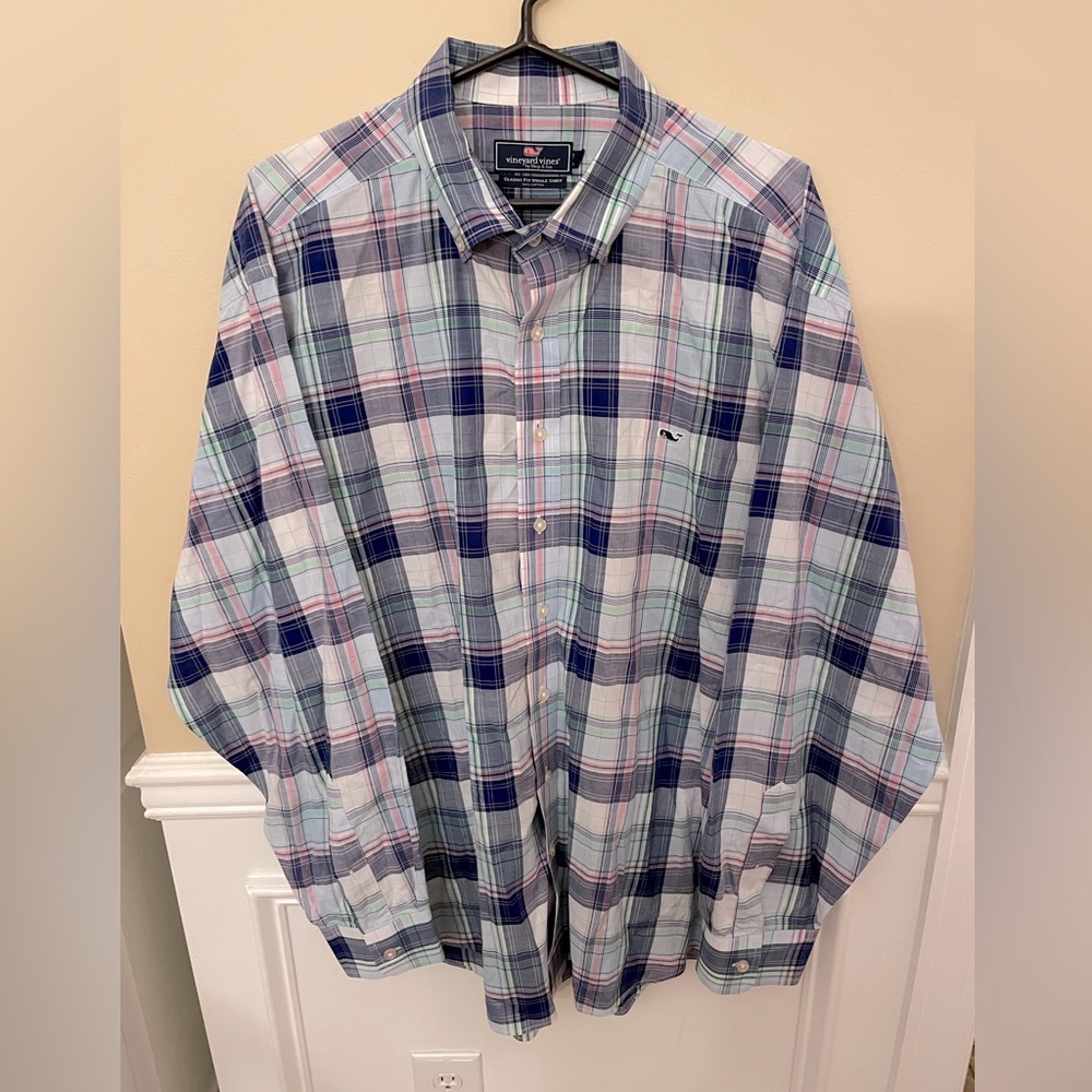 Vineyard Vines Classic Men’s button down shirt Size XXL